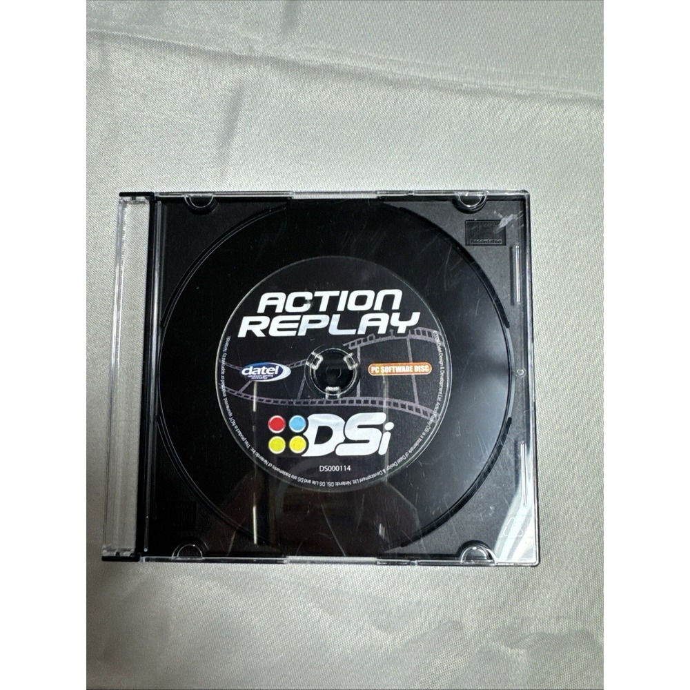 DSi Action Replay Disc Only Nintendo Software Disc PC Datel DS000114